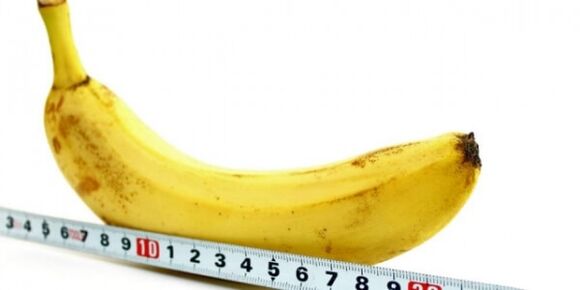 测量阴茎形式的香蕉以及增加香蕉的方法